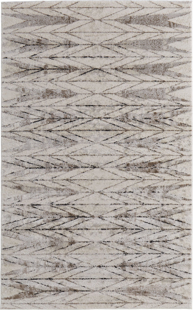 Feizy Vancouver 39NTF Ivory/Tan/Brown Area Rug