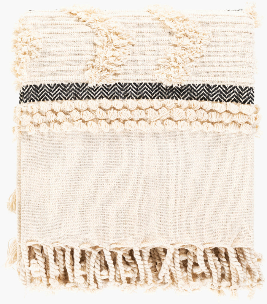 Livabliss Vasant VSA-1000 Ivory Throw main image