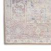 Nourison Vintage Washables VWS07 Light Blue Area Rug Texture Image