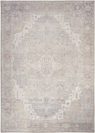 Nourison Vintage Washables VWS07 Light Blue Area Rug Main Image