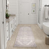 Nourison Vintage Washables VWS07 Light Blue Area Rug Room Image Feature