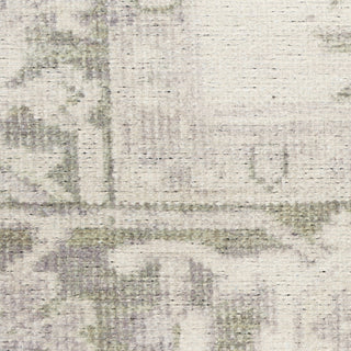 Nourison Vintage Washables VWS08 Green Area Rug Corner Image
