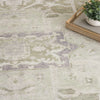 Nourison Vintage Washables VWS08 Green Area Rug Corner Image