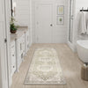 Nourison Vintage Washables VWS08 Green Area Rug Room Image Feature