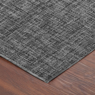 Dalyn Voyage VY1 Charcoal Machine Washable Area Rug Corner Image