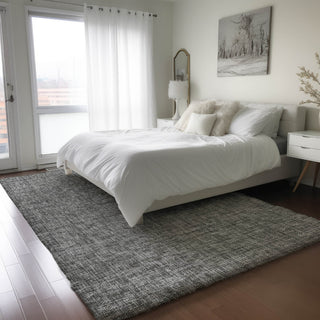 Dalyn Voyage VY1 Charcoal Machine Washable Area Rug Lifestyle Image Feature