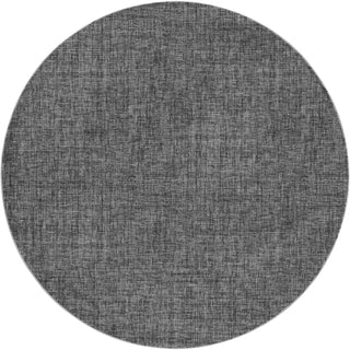 Dalyn Voyage VY1 Charcoal Machine Washable Area Rug Round Main Image