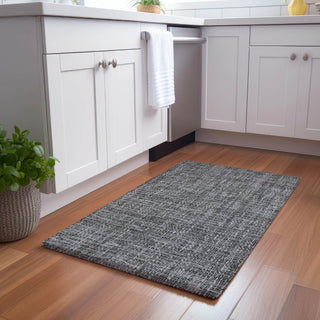 Dalyn Voyage VY1 Charcoal Machine Washable Area Rug Scatter Lifestyle Image Feature