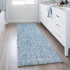 Dalyn Voyage VY1 Denim Machine Washable Area Rug Runner Lifestyle Image Feature