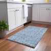 Dalyn Voyage VY1 Denim Machine Washable Area Rug Scatter Lifestyle Image Feature