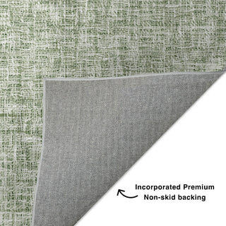 Dalyn Voyage VY1 Fern Machine Washable Area Rug Backing Image