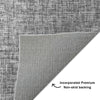 Dalyn Voyage VY1 Gray Machine Washable Area Rug Backing Image