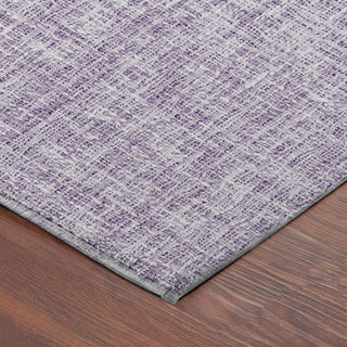 Dalyn Voyage VY1 Lavender Machine Washable Area Rug Corner Image