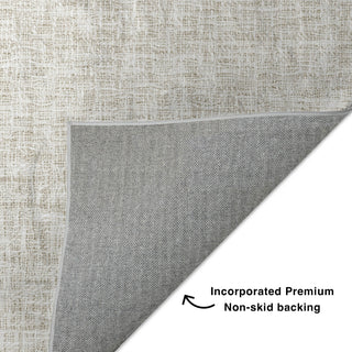 Dalyn Voyage VY1 Linen Machine Washable Area Rug Backing Image