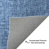 Dalyn Voyage VY1 Navy Machine Washable Area Rug Backing Image