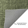 Dalyn Voyage VY1 Olive Machine Washable Area Rug Backing Image