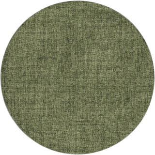 Dalyn Voyage VY1 Olive Machine Washable Area Rug Round Main Image