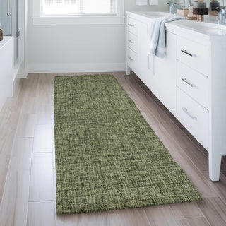 Dalyn Voyage VY1 Olive Machine Washable Area Rug Runner Lifestyle Image Feature