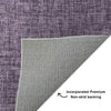 Dalyn Voyage VY1 Plum Machine Washable Area Rug Backing Image