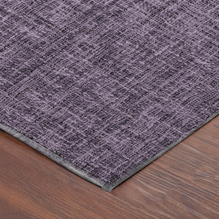 Dalyn Voyage VY1 Plum Machine Washable Area Rug Corner Image