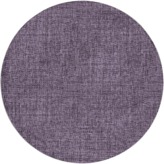 Dalyn Voyage VY1 Plum Machine Washable Area Rug Round Main Image