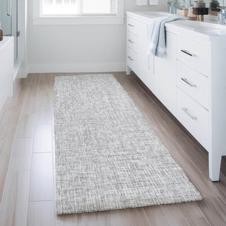 Dalyn Voyage VY1 Silver Machine Washable Area Rug Runner Lifestyle Image Feature