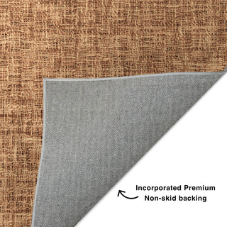 Dalyn Voyage VY1 Spice Machine Washable Area Rug Backing Image