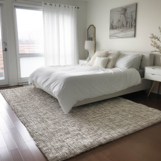 Dalyn Voyage VY1 Taupe Machine Washable Area Rug Lifestyle Image Feature