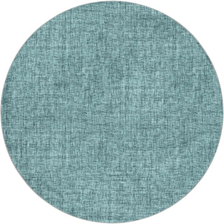 Dalyn Voyage VY1 Teal Machine Washable Area Rug Round Main Image