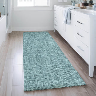 Dalyn Voyage VY1 Teal Machine Washable Area Rug Runner Lifestyle Image Feature