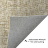 Dalyn Voyage VY1 Walnut Machine Washable Area Rug Backing Image
