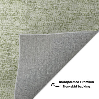 Dalyn Voyage VY2 Celery Machine Washable Area Rug Backing Image