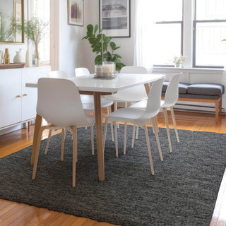 Dalyn Voyage VY2 Charcoal Machine Washable Area Rug Lifestyle Image Feature
