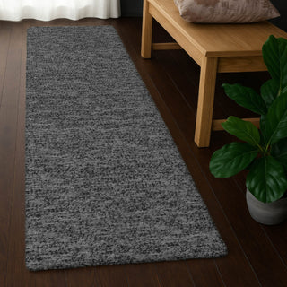 Dalyn Voyage VY2 Charcoal Machine Washable Area Rug Runner Lifestyle Image Feature