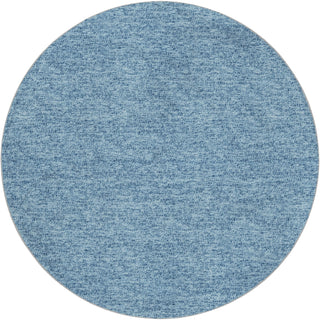 Dalyn Voyage VY2 Denim Machine Washable Area Rug Round Main Image
