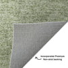 Dalyn Voyage VY2 Fern Machine Washable Area Rug Backing Image