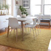 Dalyn Voyage VY2 Gold Machine Washable Area Rug Lifestyle Image Feature