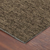 Dalyn Voyage VY2 Mocha Machine Washable Area Rug Corner Image