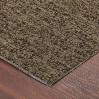 Dalyn Voyage VY2 Mocha Machine Washable Area Rug Corner Image