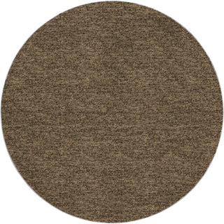Dalyn Voyage VY2 Mocha Machine Washable Area Rug Round Main Image