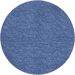 Dalyn Voyage VY2 Navy Machine Washable Area Rug Round Main Image