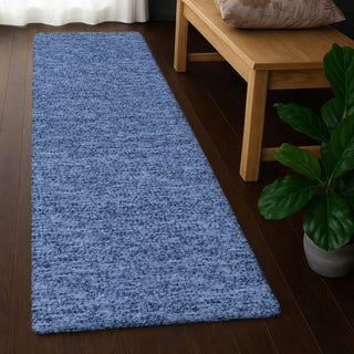 Dalyn Voyage VY2 Navy Machine Washable Area Rug Runner Lifestyle Image Feature