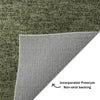 Dalyn Voyage VY2 Olive Machine Washable Area Rug Backing Image