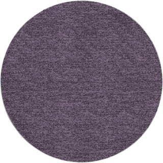 Dalyn Voyage VY2 Plum Machine Washable Area Rug Round Main Image
