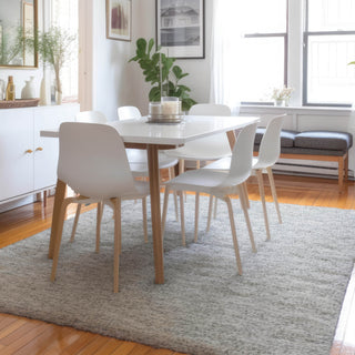 Dalyn Voyage VY2 Silver Machine Washable Area Rug Lifestyle Image Feature