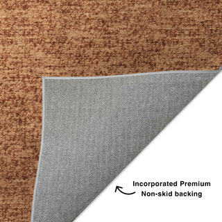 Dalyn Voyage VY2 Spice Machine Washable Area Rug Backing Image