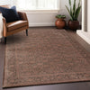 Dalyn Vizcia VZ1 Brown Area Rug Lifestyle Image Feature