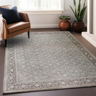 Dalyn Vizcia VZ1 Gray Area Rug Lifestyle Image Feature