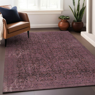 Dalyn Vizcia VZ2 Plum Area Rug Lifestyle Image Feature