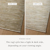 Loloi II Wade WAE-01 Sage / Gold Area Rug Lifestyle Image Feature